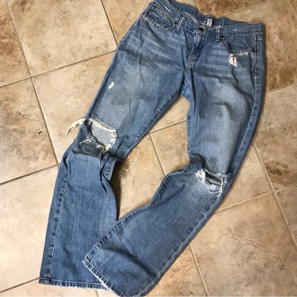 ▪️VINTAGE Abercrombie & Fitch ERIN Distressed Jeans - Picture 1 of 12